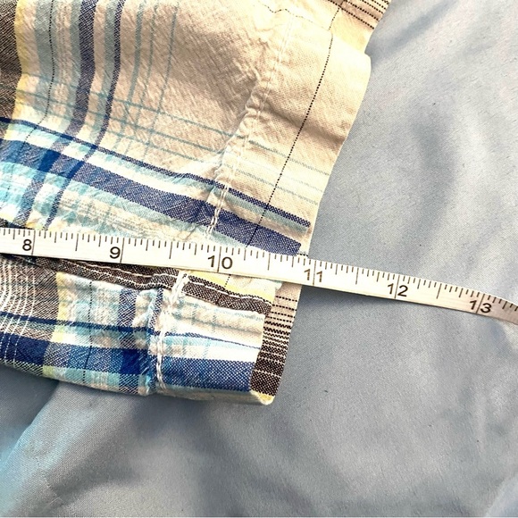 Urban Heritage Selvage Weight 100% Cotton Shorts Men’s Size 32 White Plaid - Picture 8 of 9